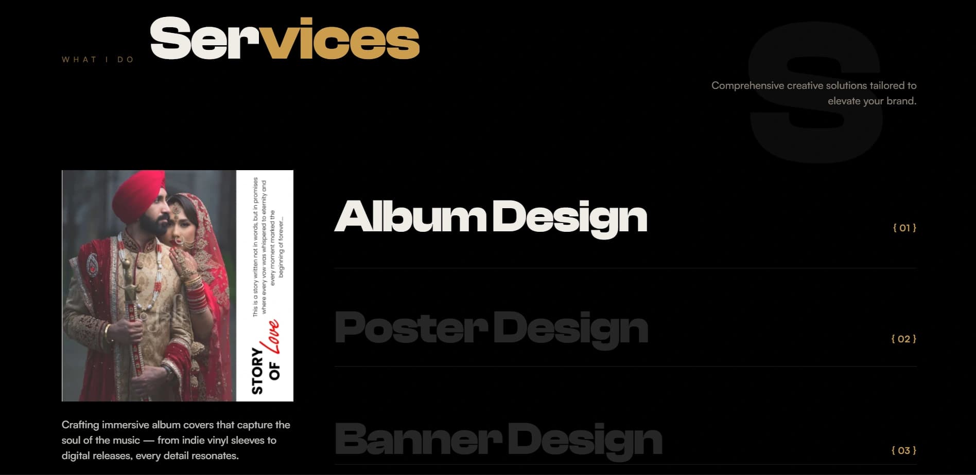 Graphic Designer Portfolio Website screenshot 3