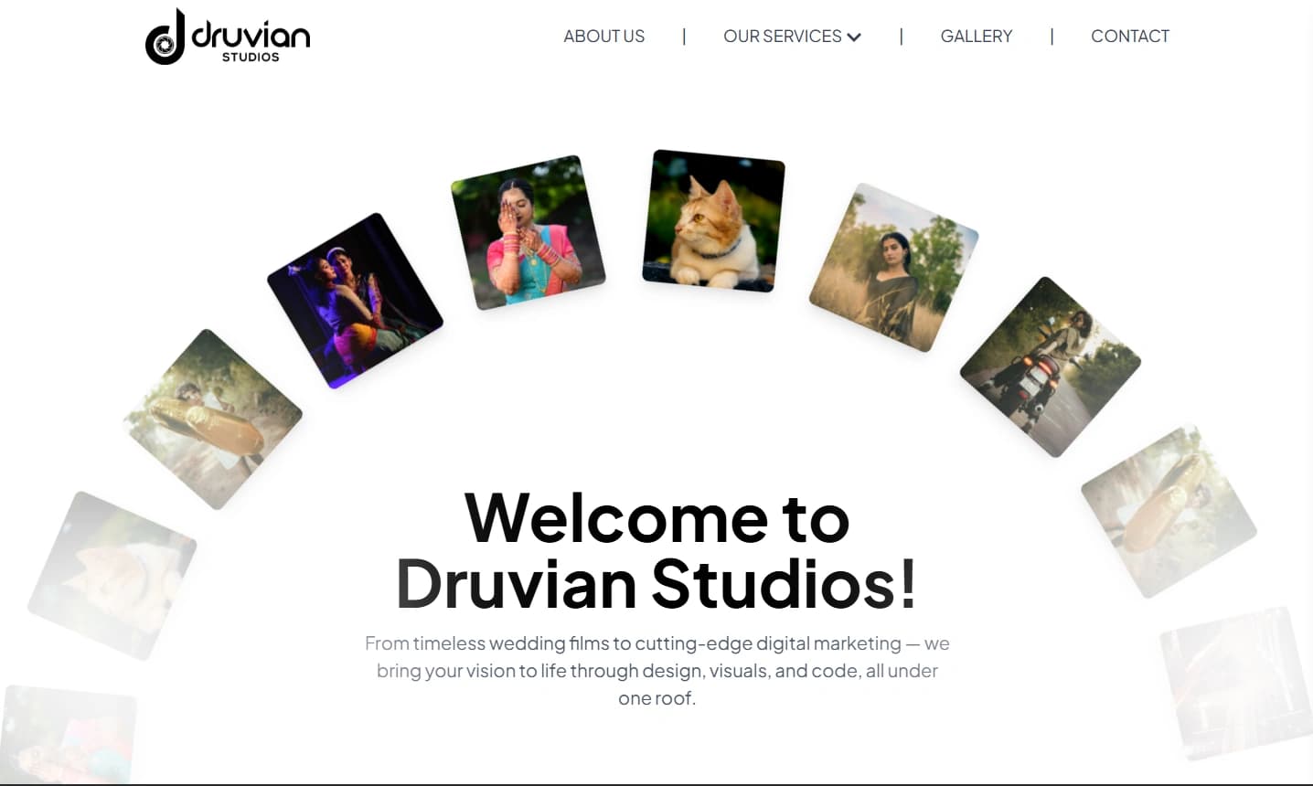 Studio Website screenshot 1