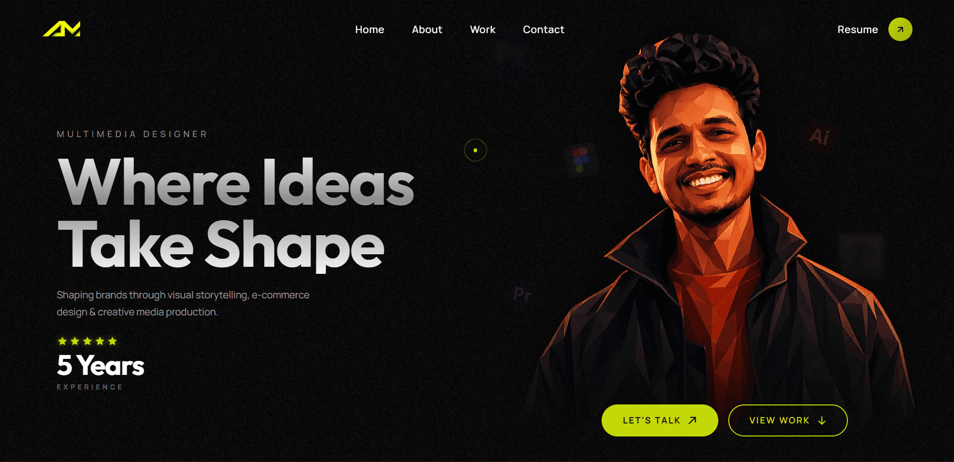 Multimedia Designer Portfolio screenshot 2