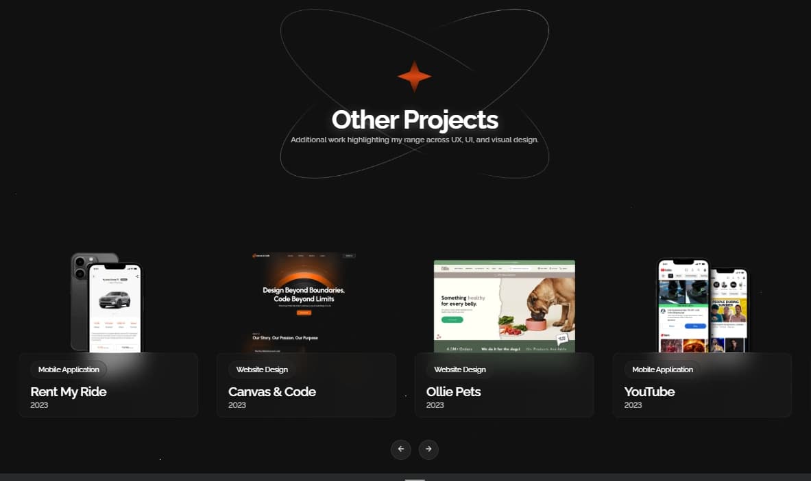 Designer Portfolio screenshot 5