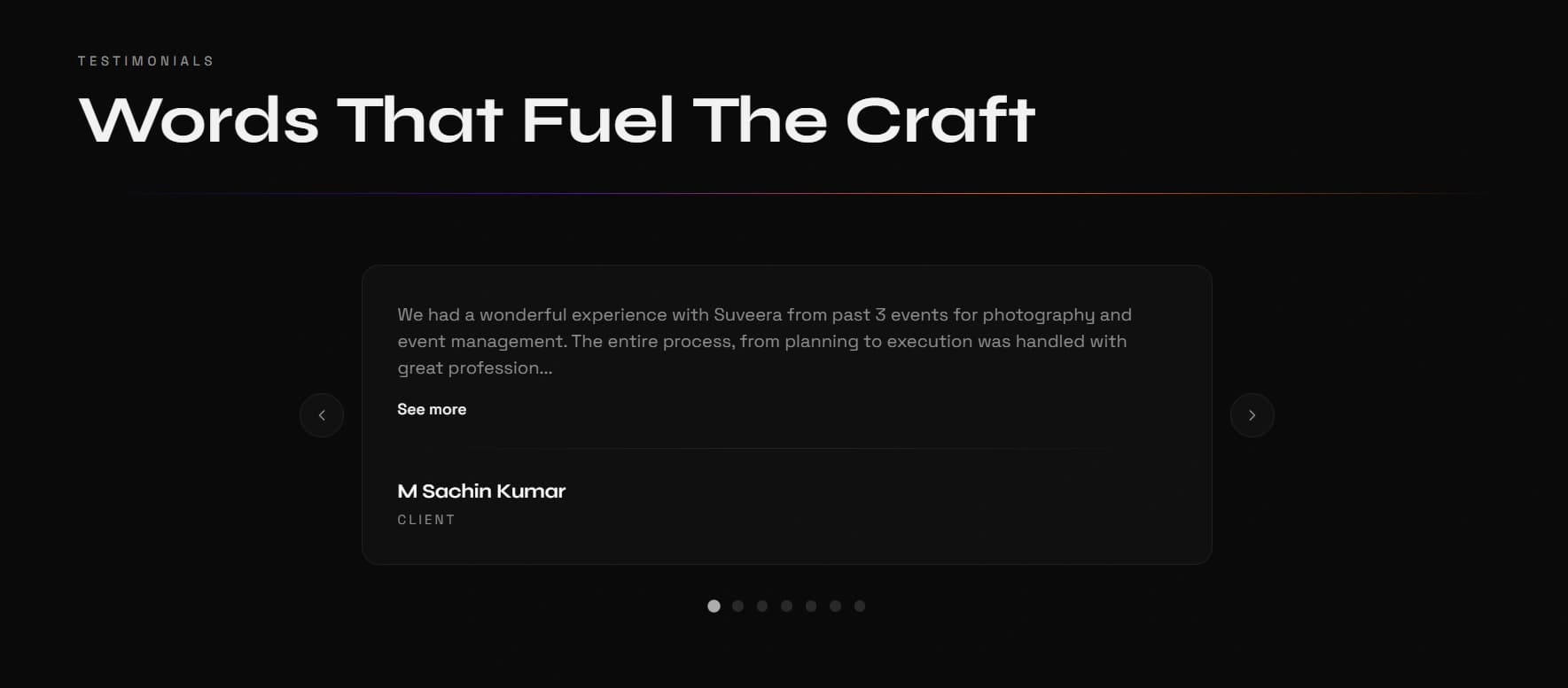 Photographer Portfolio Website screenshot 5